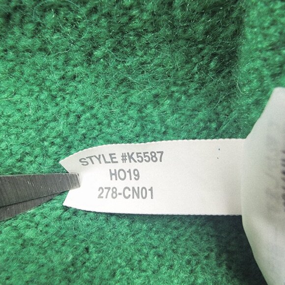 J Crew Sweater Womens Small Green Pullover Merino Wool Alpaca Blend Crewneck - Picture 7 of 11